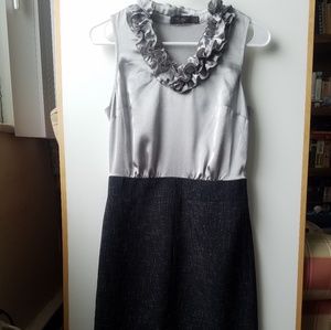 The Limited Ruffle and Pencil dress